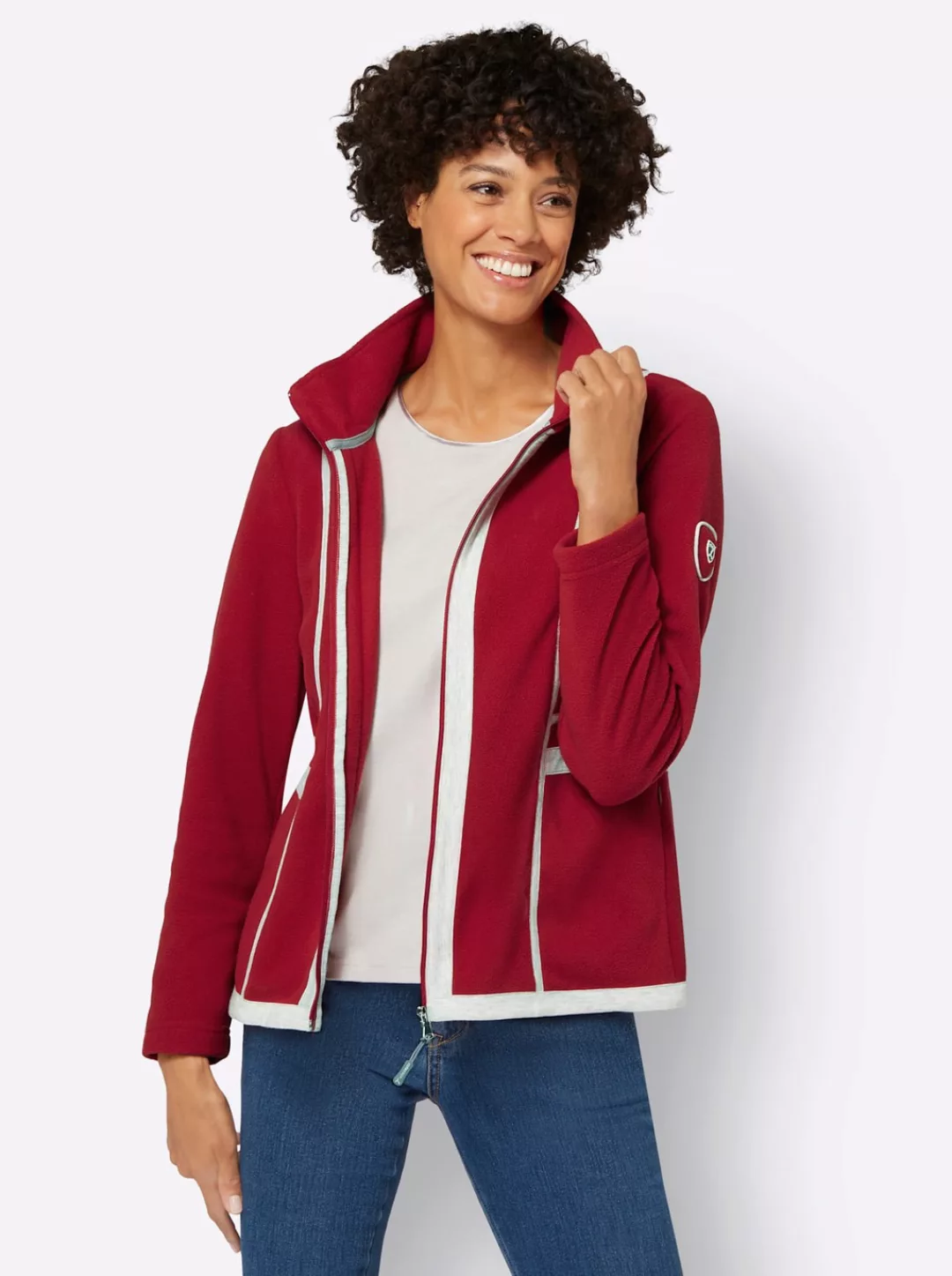 Casual Looks Fleecejacke günstig online kaufen