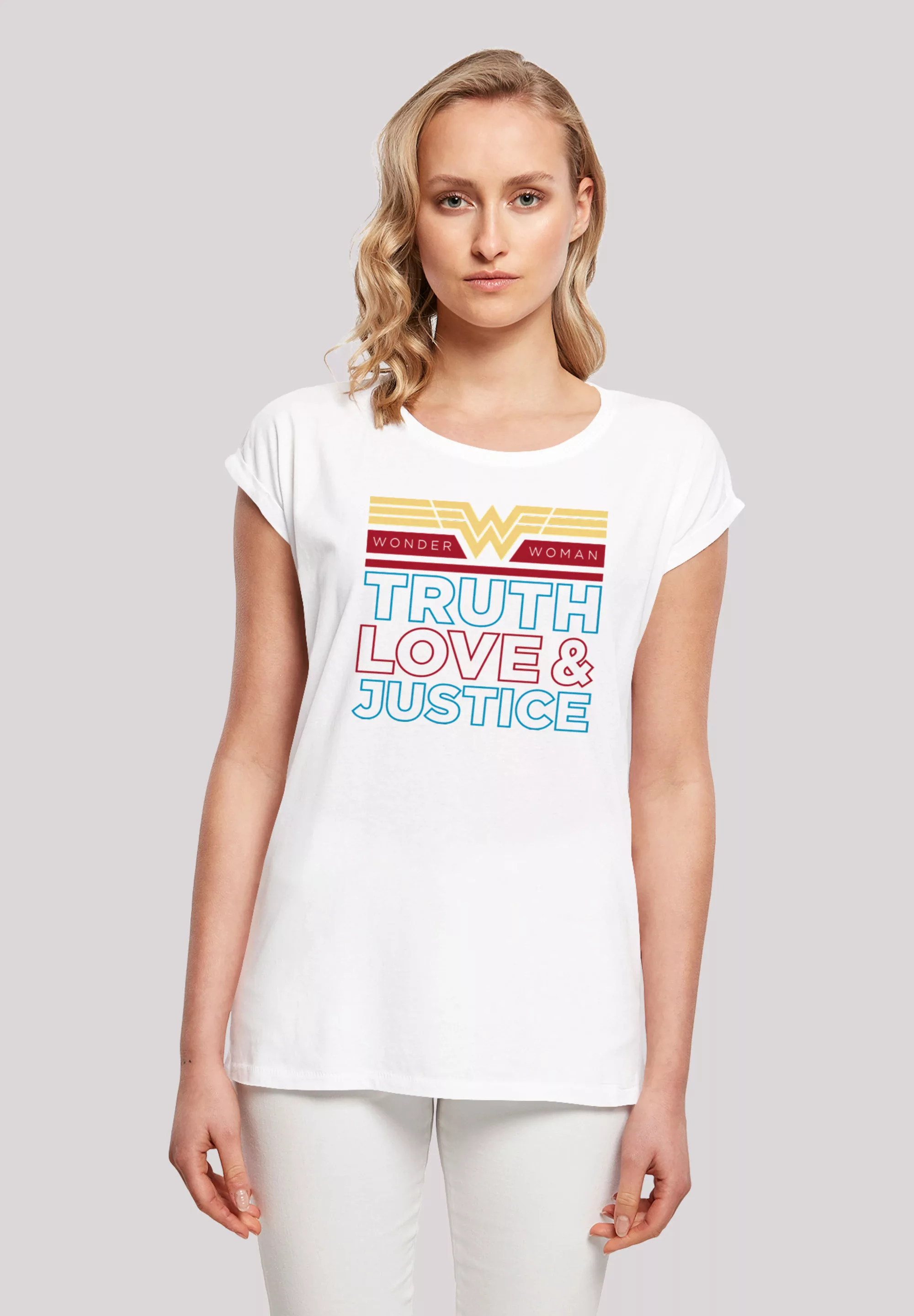 F4NT4STIC T-Shirt "DC Comics Wonder Woman 84 Truth Love And Justice", Print günstig online kaufen