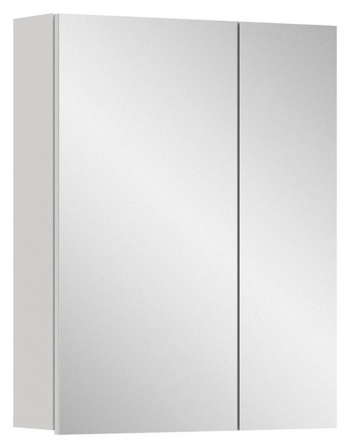 freiraum Badezimmerspiegelschrank in Weiß Hochglanz - 82x77x18cm (BxHxT) günstig online kaufen