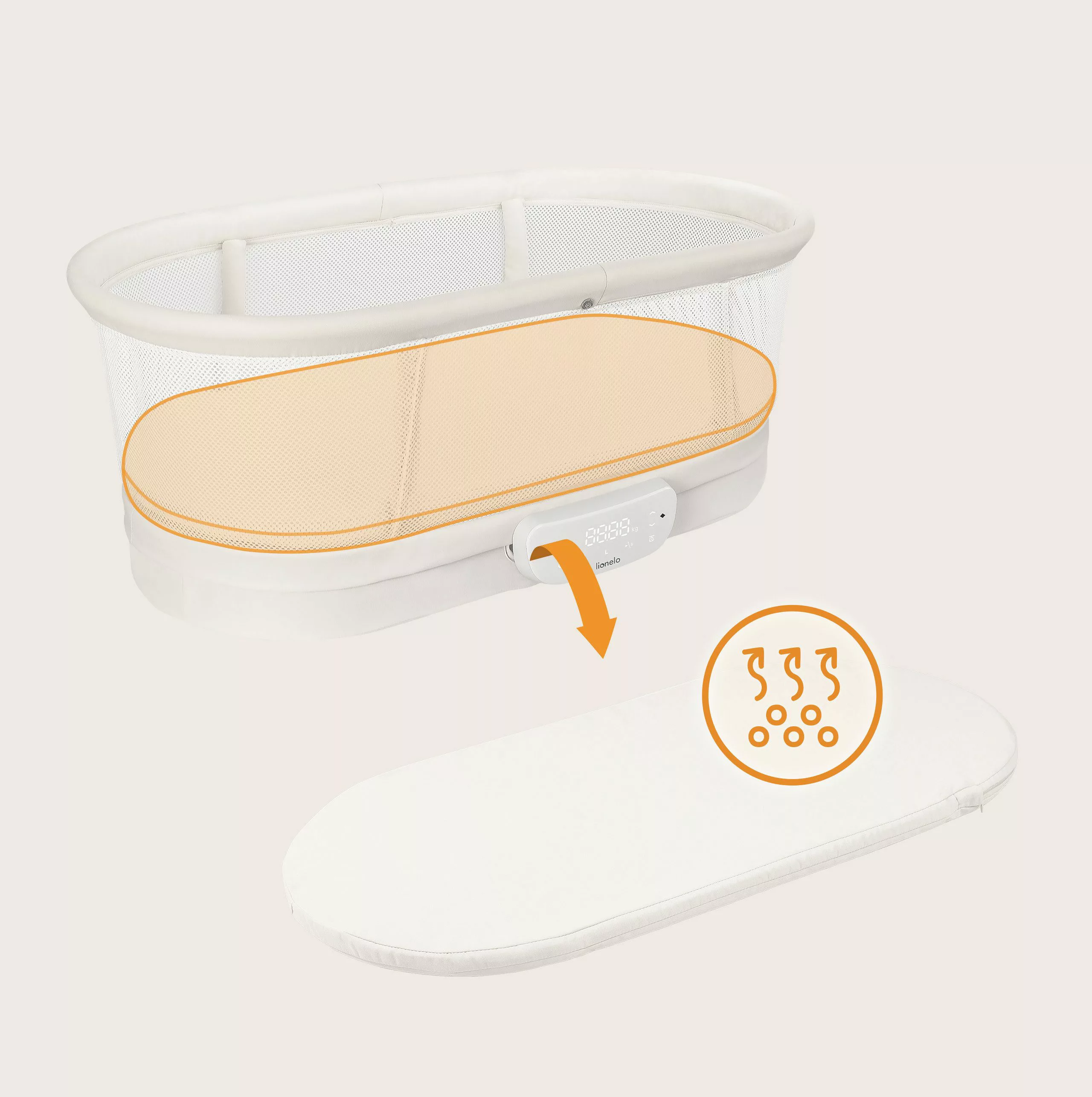 lionelo Baby-Reisebett CORAL, Kinderbett, Wiege und günstig online kaufen