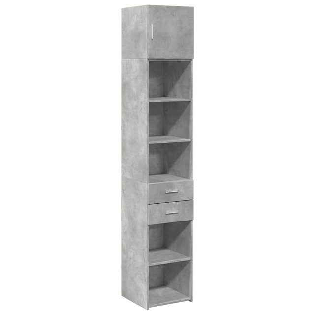 vidaXL Schrankmodule Hochschrank Schmal Betongrau 40x42,5x225 cm Holzwerkst günstig online kaufen