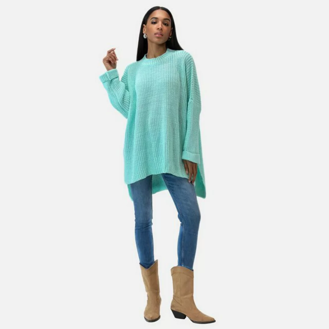 Elara Strickpullover Elara Damen Strickpullover Runderkragen (1-tlg) günstig online kaufen