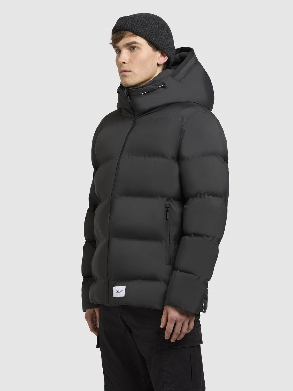 khujo Steppjacke "Silas2", mit Kapuze, Warme Herren Winterjacke mit großer günstig online kaufen