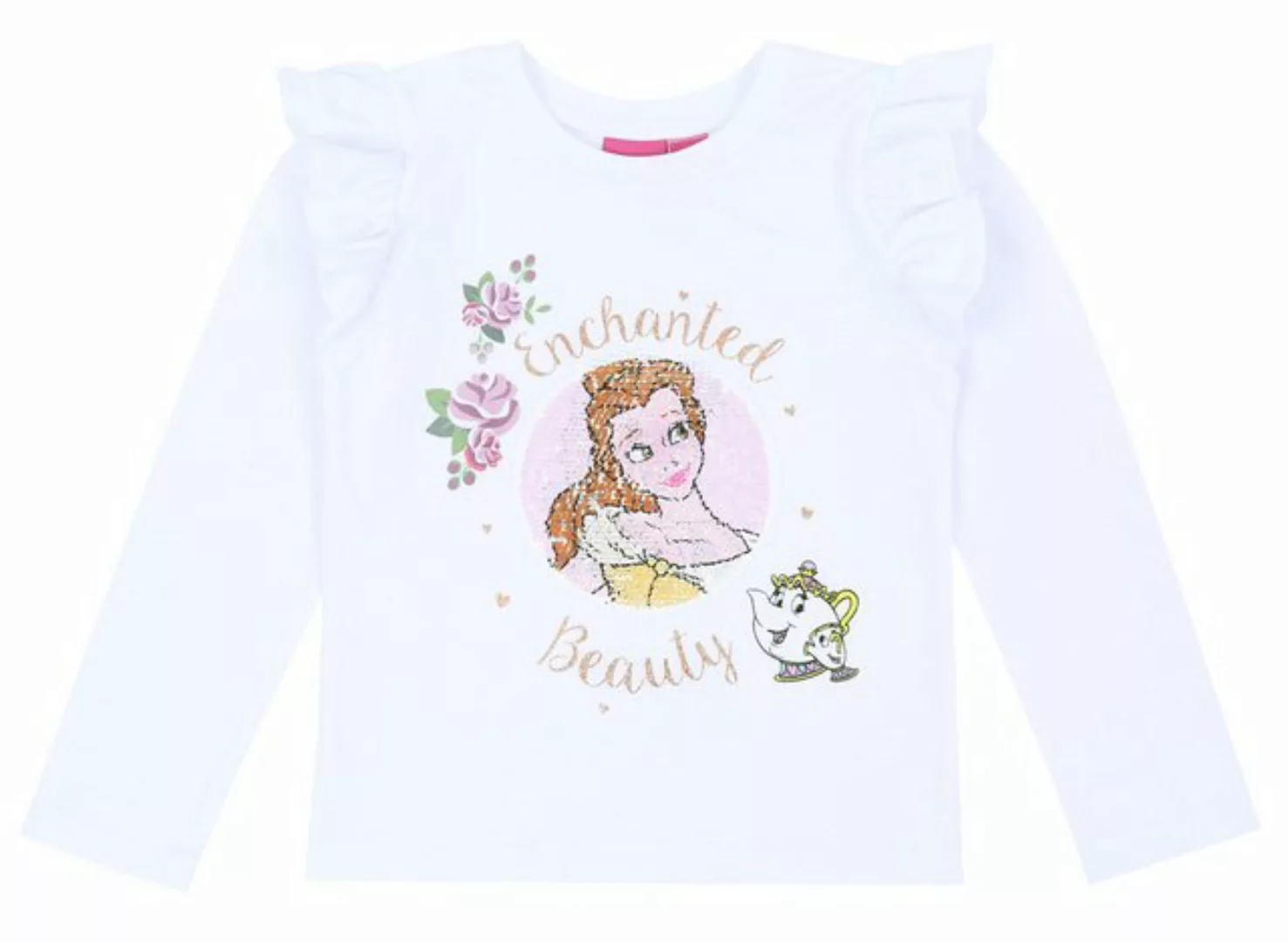 Sarcia.eu Rüschenbluse Weiße Bluse mit Rüsche Bella DISNEY 5-6 Jahre günstig online kaufen