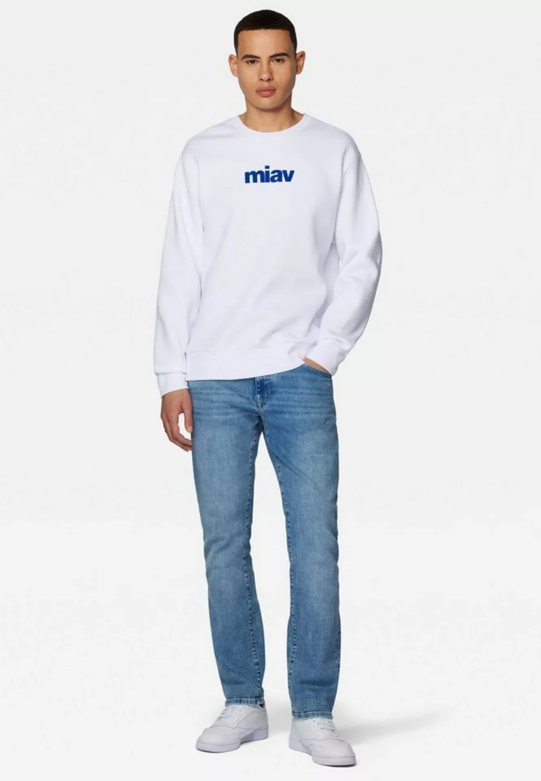 Mavi Rundhalspullover MIAV PRINTED SWEATSHIRT Pullover günstig online kaufen