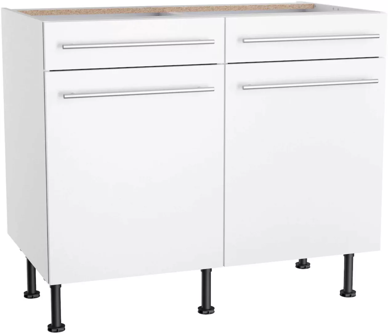 OPTIFIT Unterschrank "Bern2", Breite 100 cm, 2 Türen, 2 Schubkästen, 1 Einl günstig online kaufen