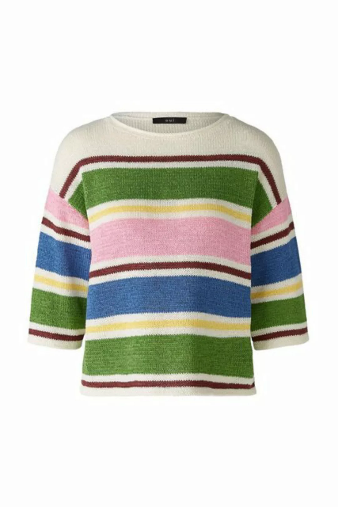 Oui Sweatshirt Pullover, blue green günstig online kaufen