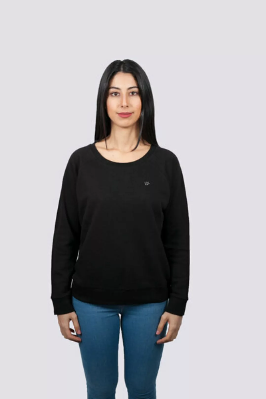 Premium Damen Sweatshirt Aus Bio Baumwolle, Fair, Vegan, Nachhaltig günstig online kaufen