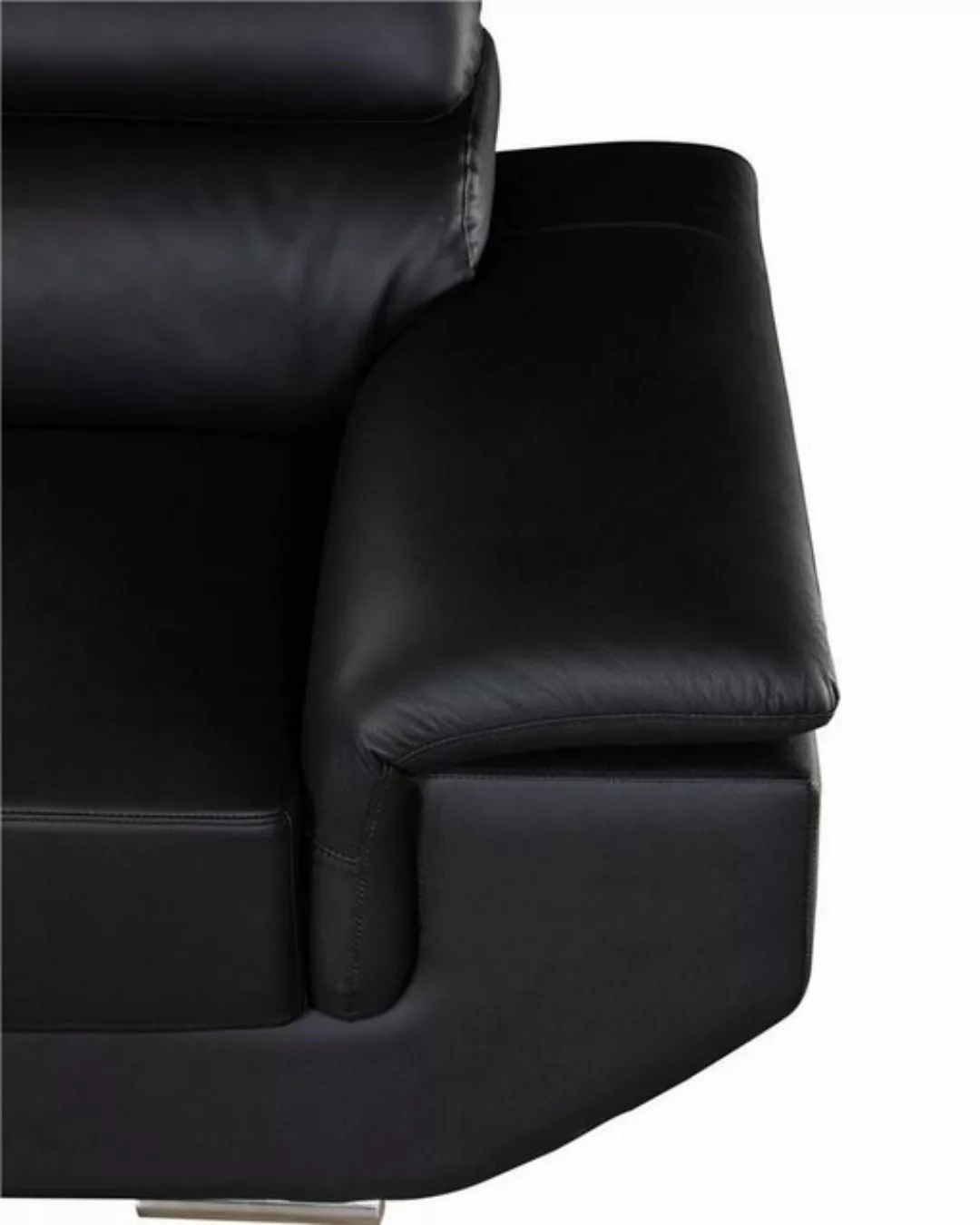 JVmoebel Sofa Stillvolle schwarze Sofagarnitur 3+2+1 Sitzer Set Couchen, Ma günstig online kaufen