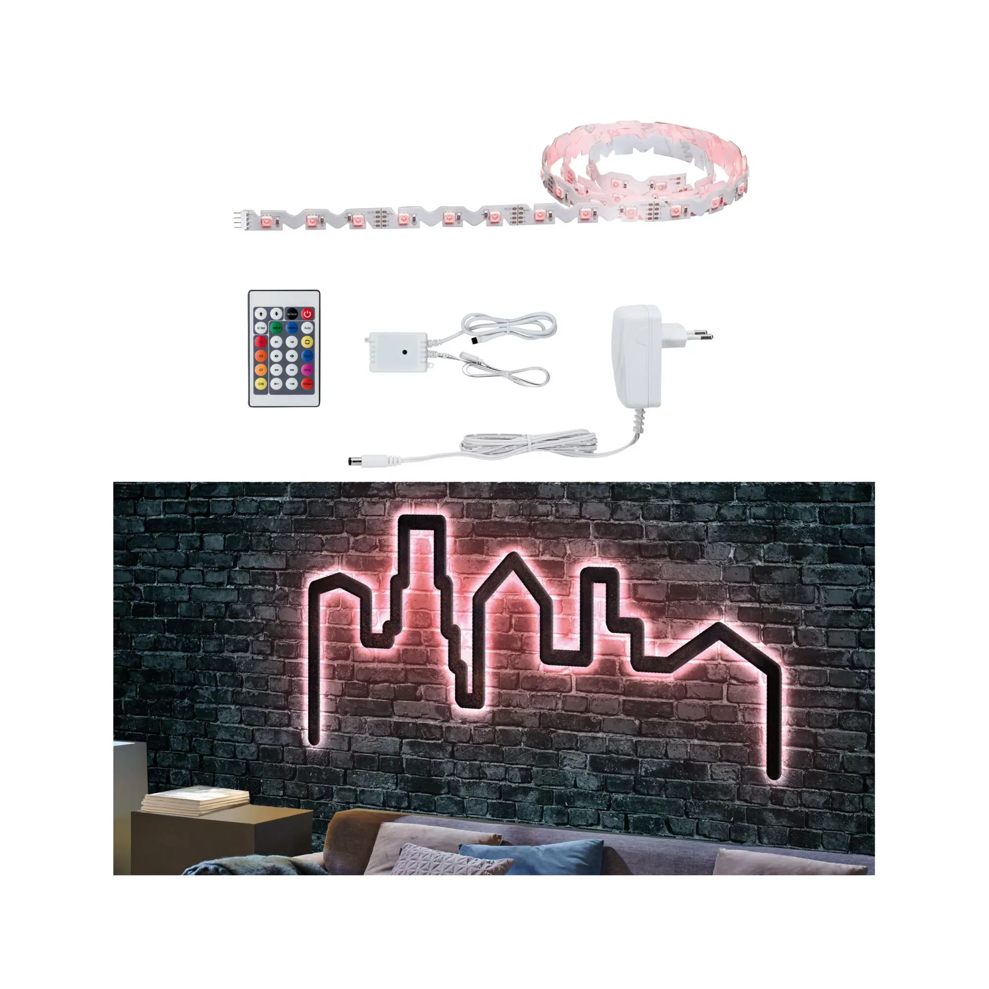 Paulmann FlexLED 3D Set RGB, 150 cm günstig online kaufen