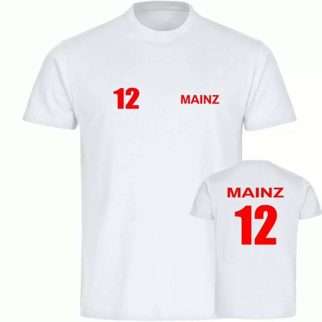 multifanshop T-Shirt Herren Mainz - Trikot 12 - Männer günstig online kaufen