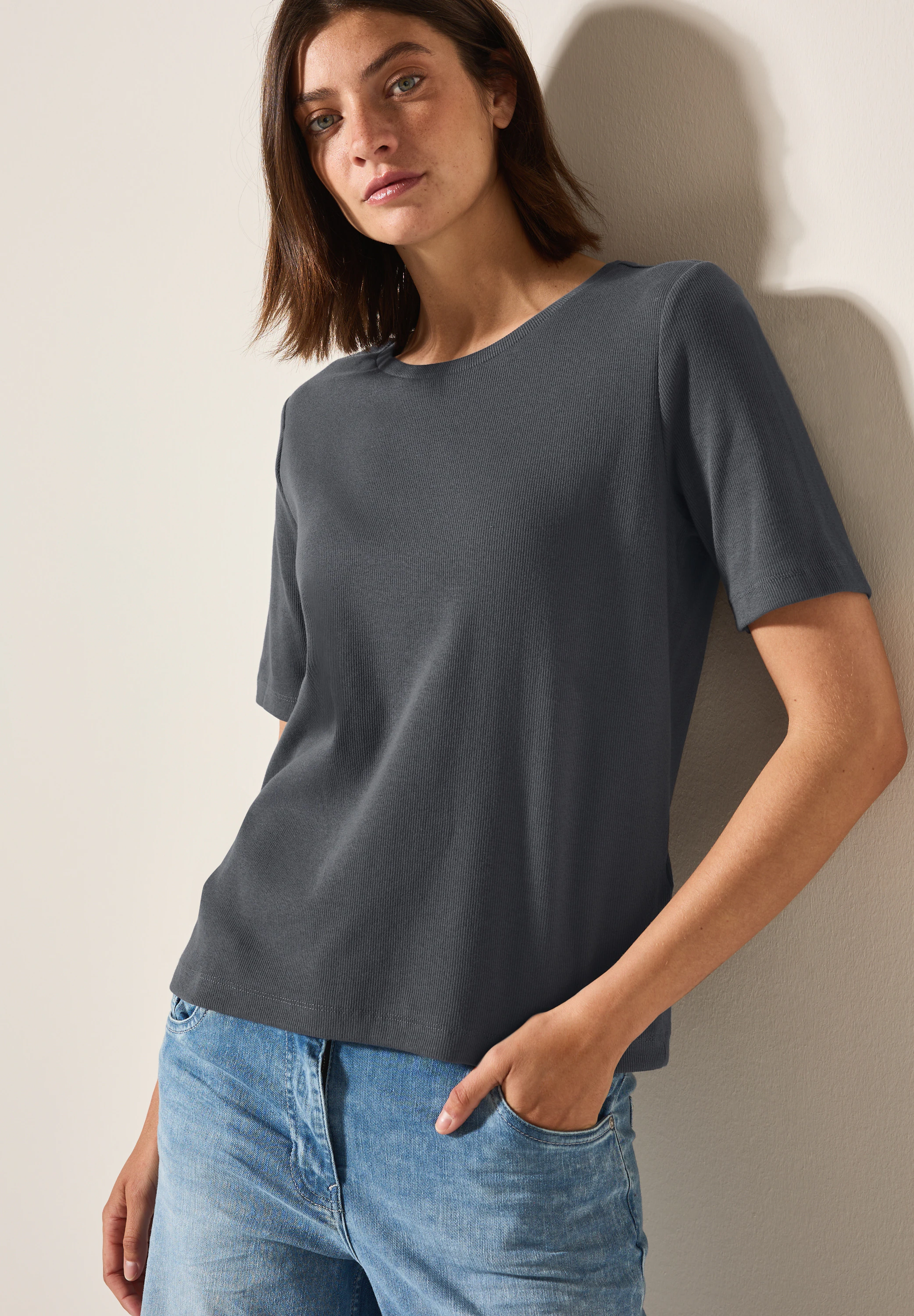 Cecil T-Shirt, im körpernahem Schnitt günstig online kaufen