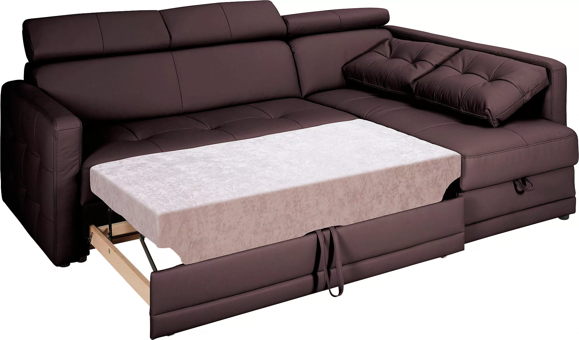 exxpo - sofa fashion Ecksofa "Arles, Federkern, zeitlos, Breite 225cm, L-Fo günstig online kaufen