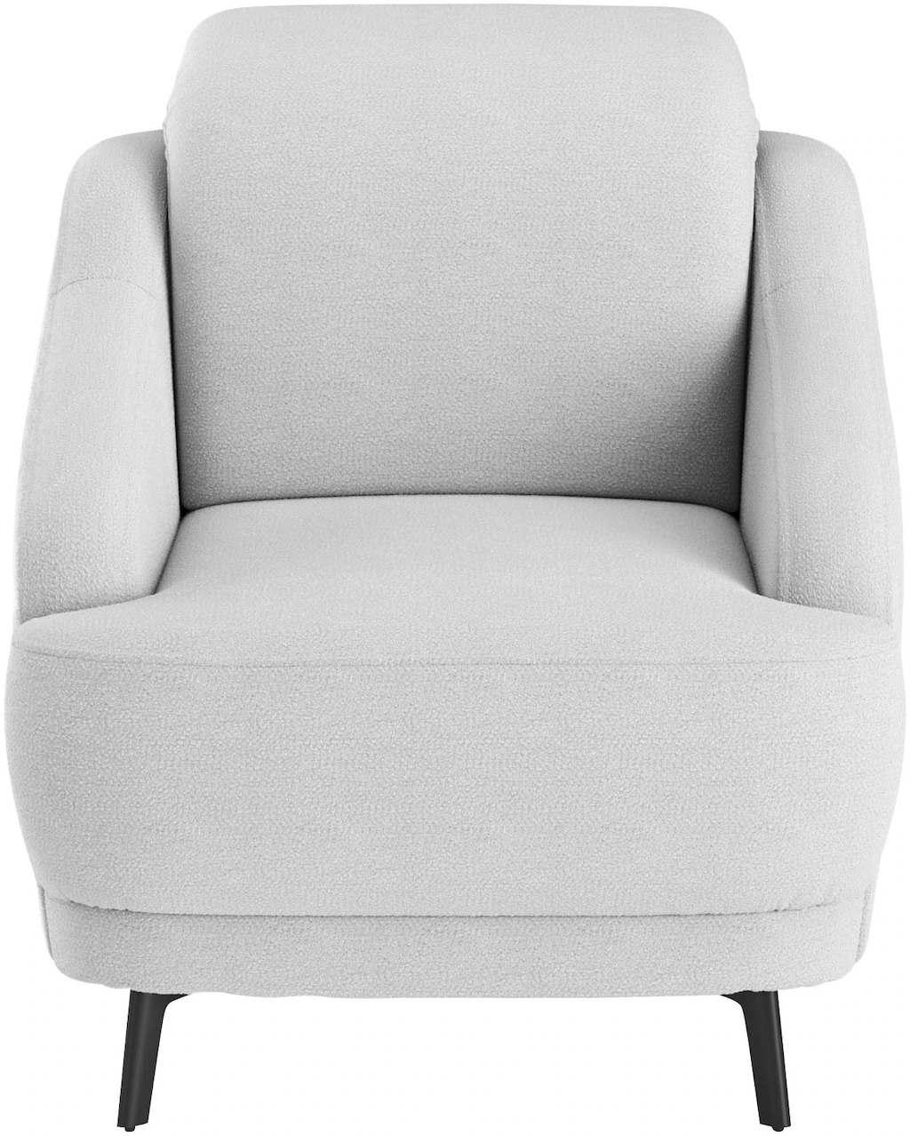 sit&more Sessel, (1 St.), mit Metallfüßen, schwarz-matt günstig online kaufen