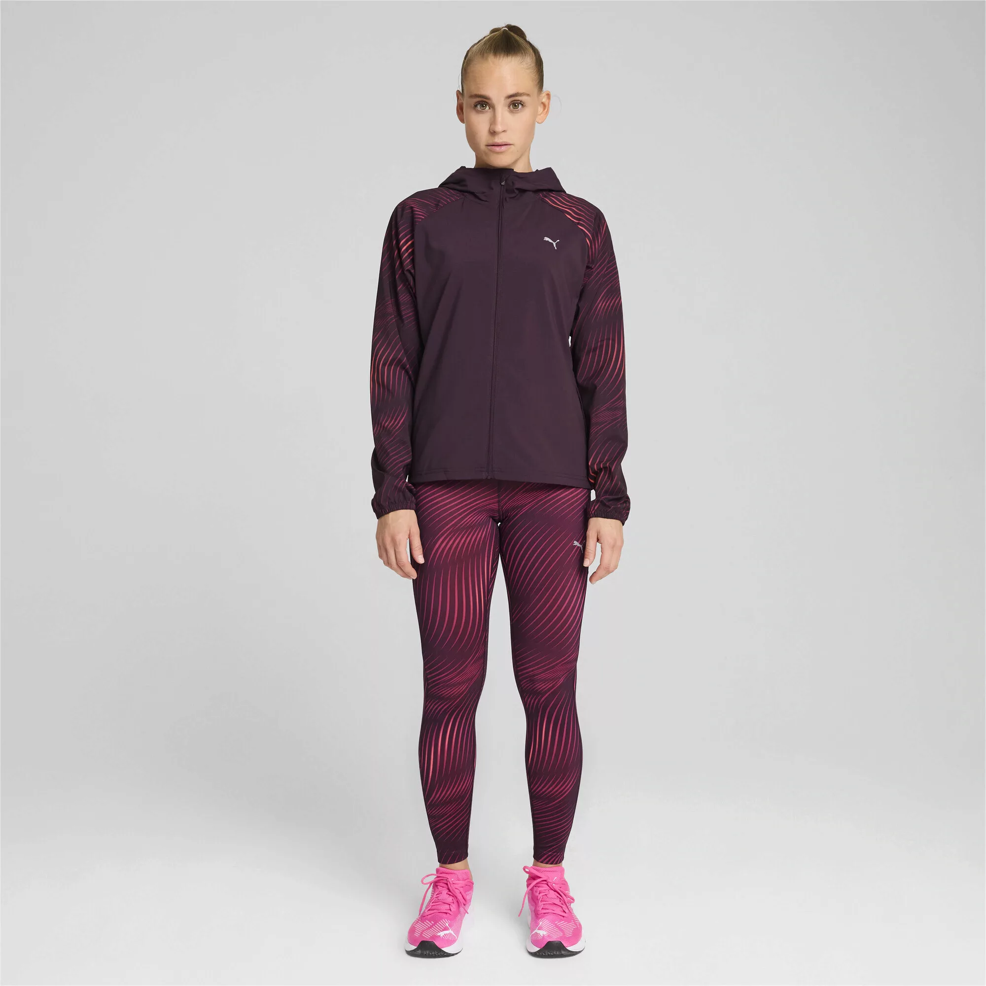 PUMA Laufjacke "Favourite Velocity Printed Woven Laufjacke Damen" günstig online kaufen