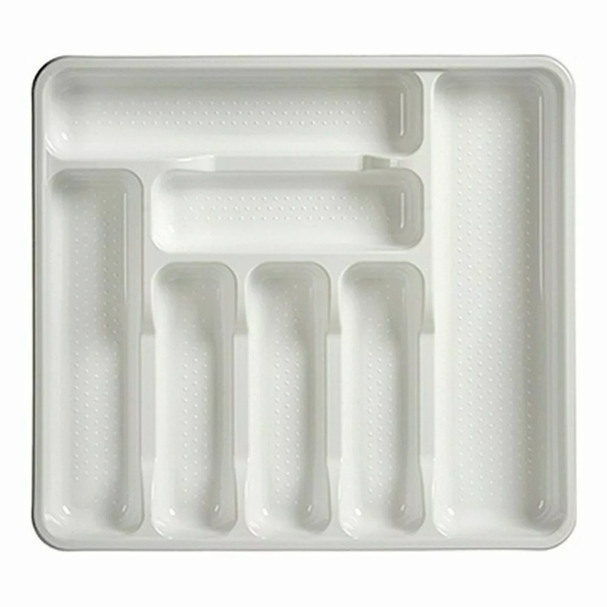 Besteckkasten Weiß Kunststoff (39 X 4,5 X 42,5 Cm) (15 Stück) günstig online kaufen