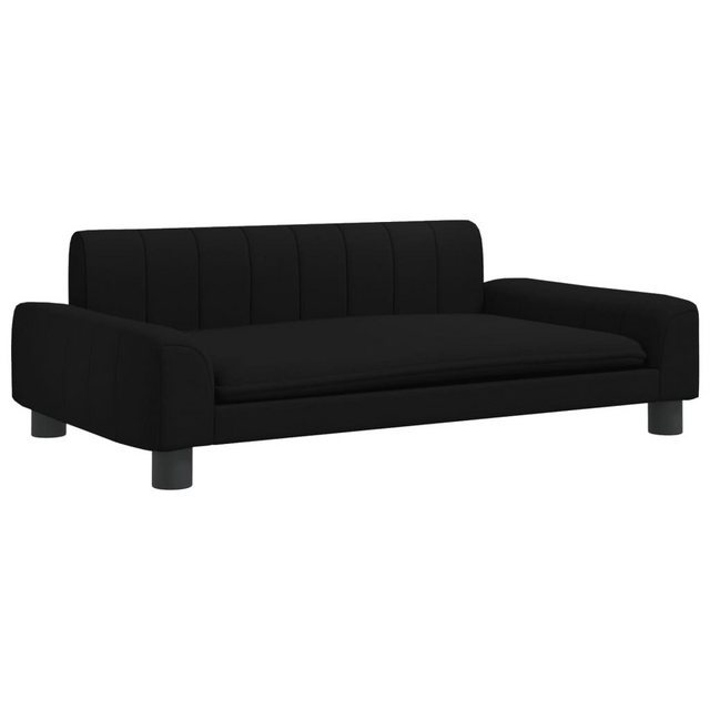 vidaXL Kindersofa Kindersofa Schwarz 90x53x30 cm Stoff Kindercouch Kindermö günstig online kaufen