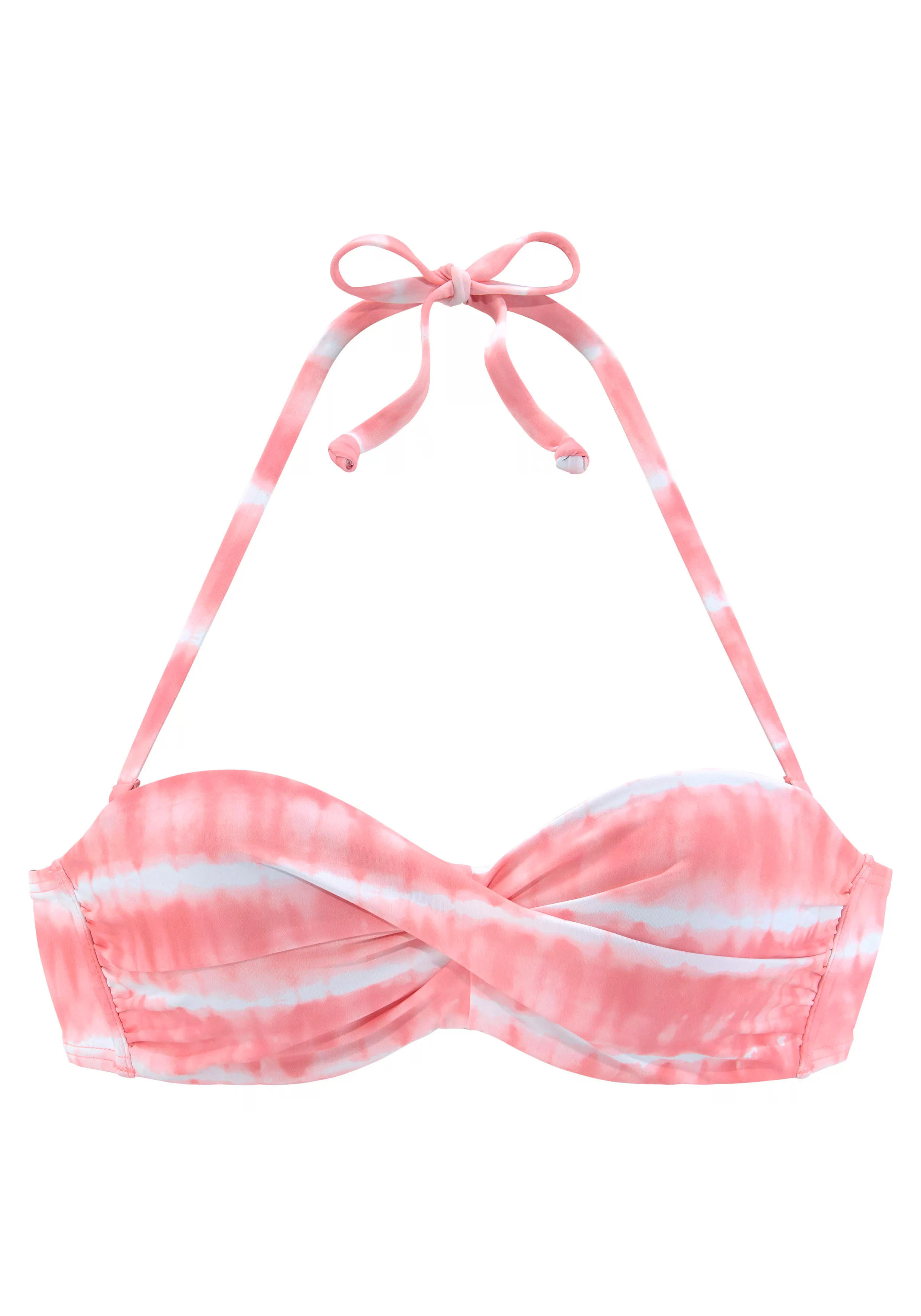 s.Oliver Bügel-Bikini-Top "Enja", mit Batikdruck und Wickeloptik günstig online kaufen
