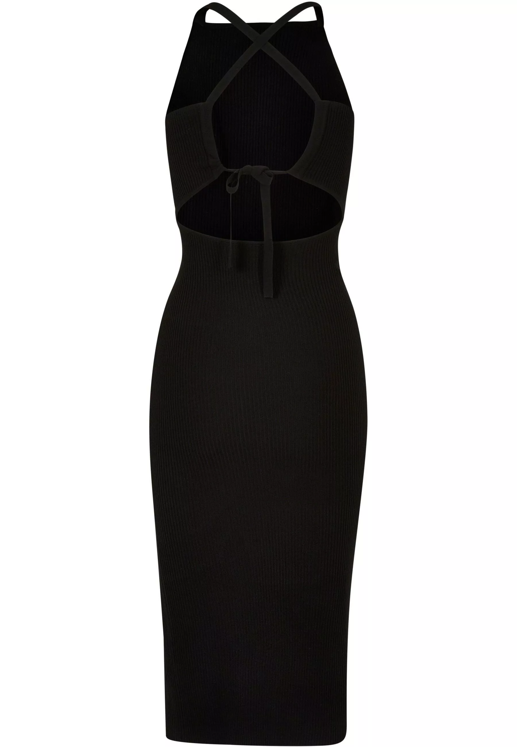 URBAN CLASSICS Shirtkleid "Urban Classics Damen Ladies Midi Rib Knit Crosse günstig online kaufen