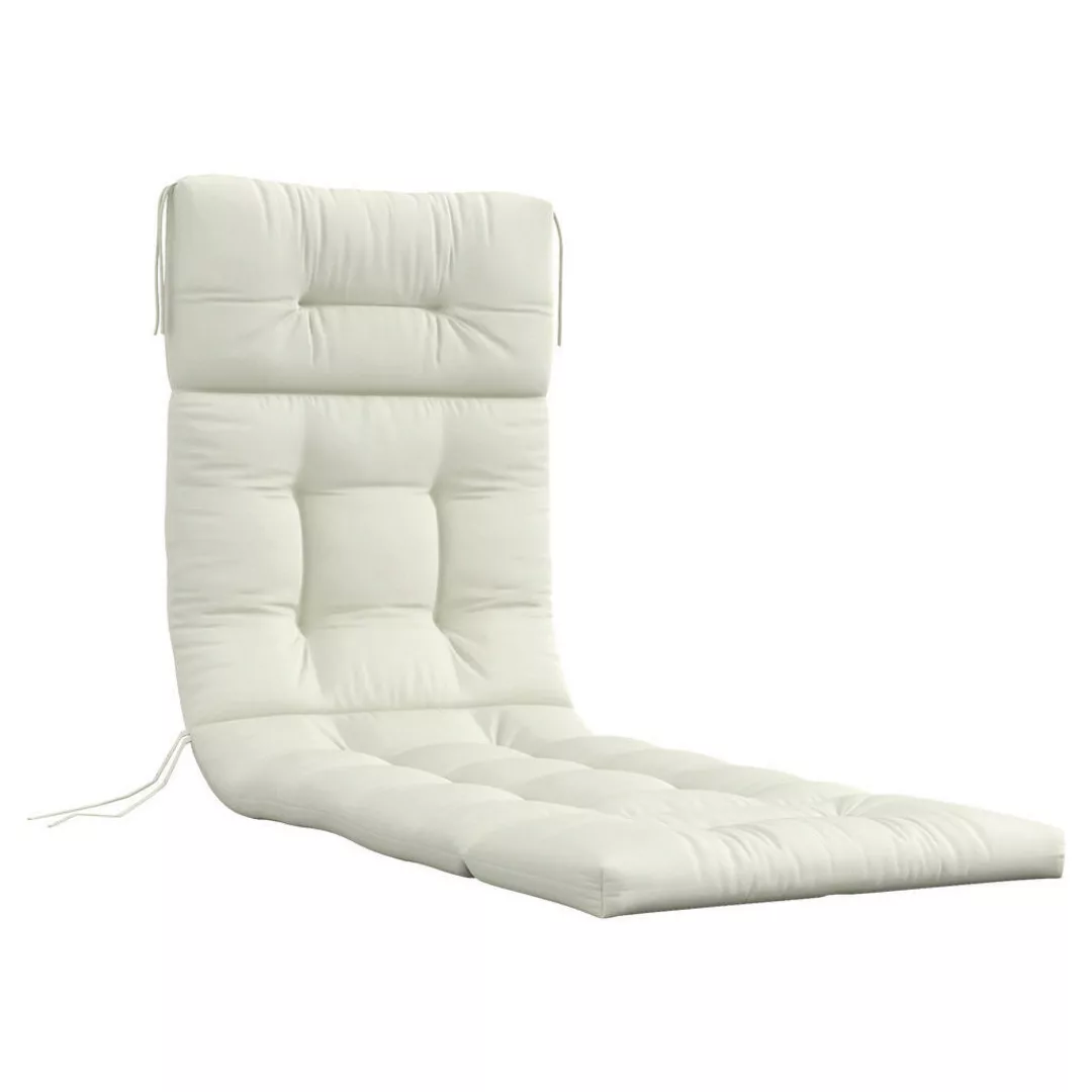 Outsunny Sitzkissen cremeweiß Polypropylen B/H/L: ca. 60x200x13 cm günstig online kaufen