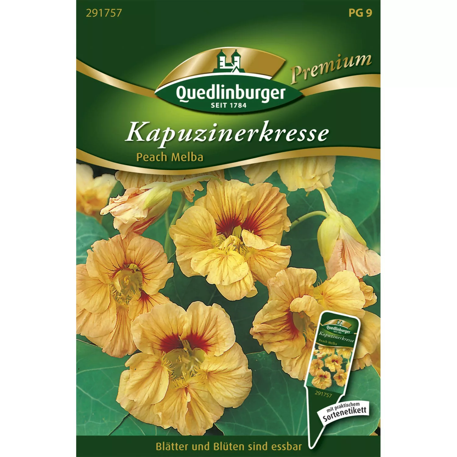 Quedlinburger Kapuzinerkresse ''Peach Melba'' günstig online kaufen