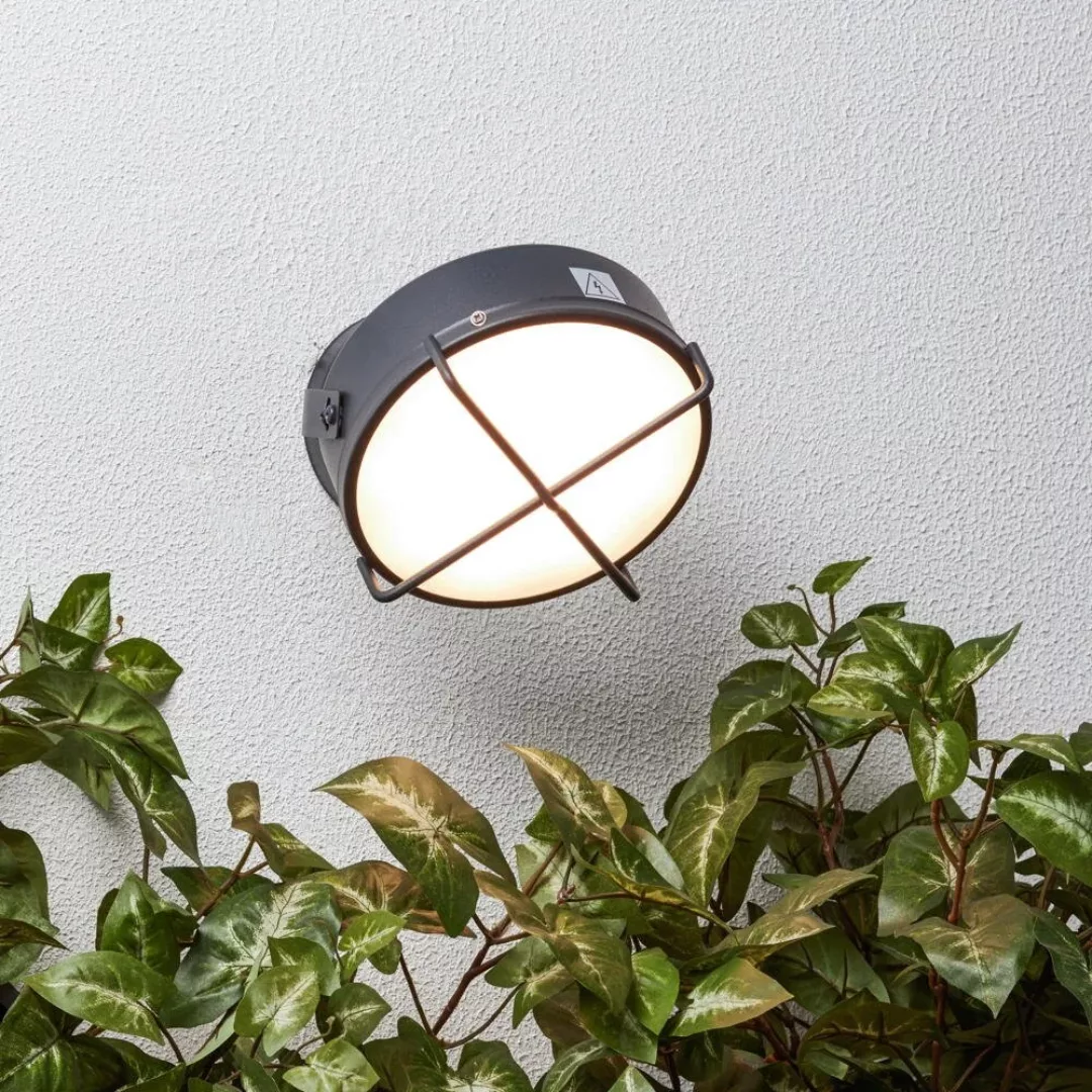 Brilliant LED-Außen-Wandlampe Nyx Anthrazit günstig online kaufen