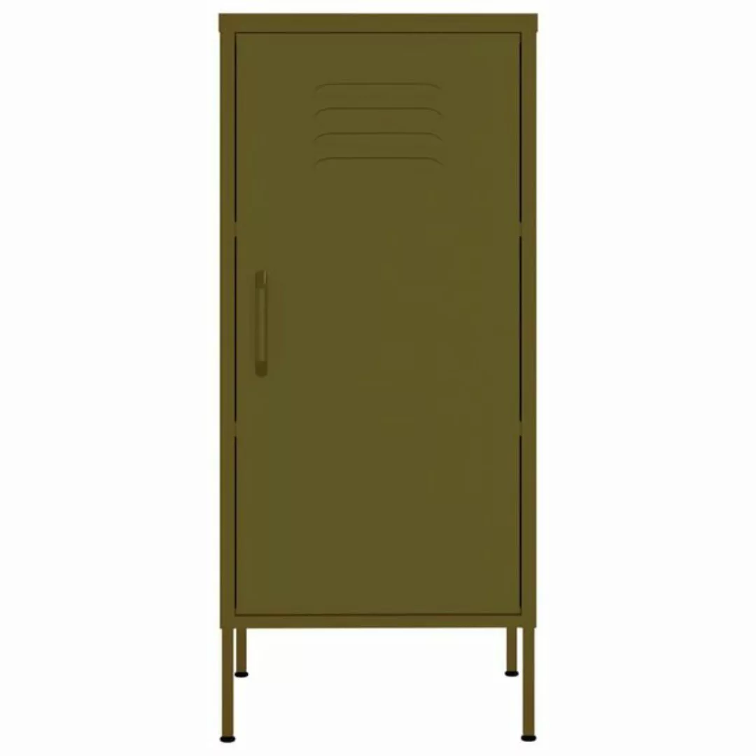 vidaXL Aktenschrank Lagerschrank Olivgrün 42,5x35x101,5 cm Stahl günstig online kaufen