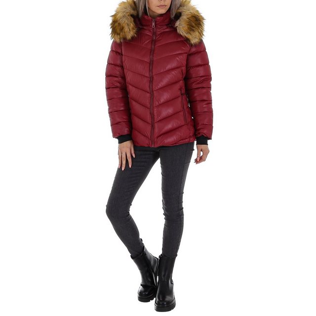 Ital-Design Winterjacke Damen Freizeit Kapuze (abnehmbar) Gefüttert Winterj günstig online kaufen