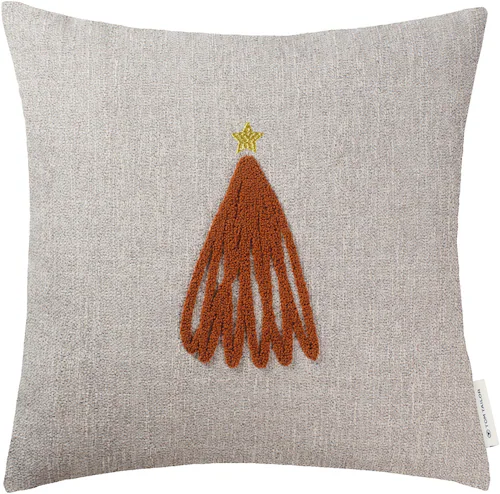 TOM TAILOR HOME Dekokissen »Xmas Tree«, Kissenhülle ohne Füllung, 1 Stück günstig online kaufen