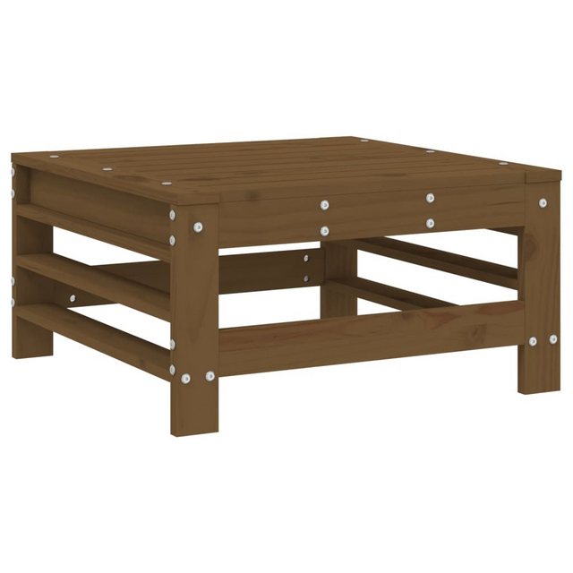 vidaXL Sofaelement Gartenhocker Honigbraun Massivholz Kiefer (1 St) günstig online kaufen