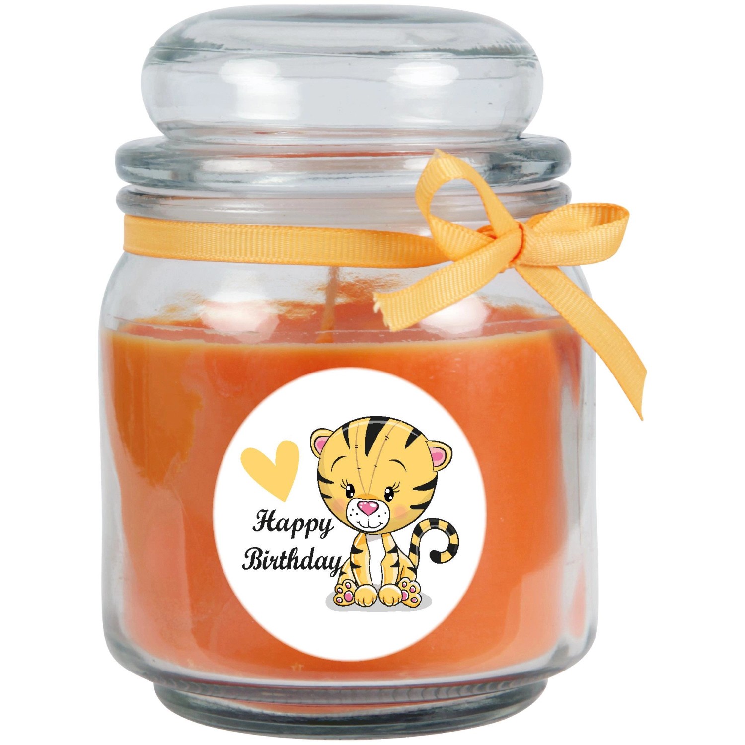 HS Candle Duftkerze & Glas Happy Birthday Tiger Honigmelone günstig online kaufen