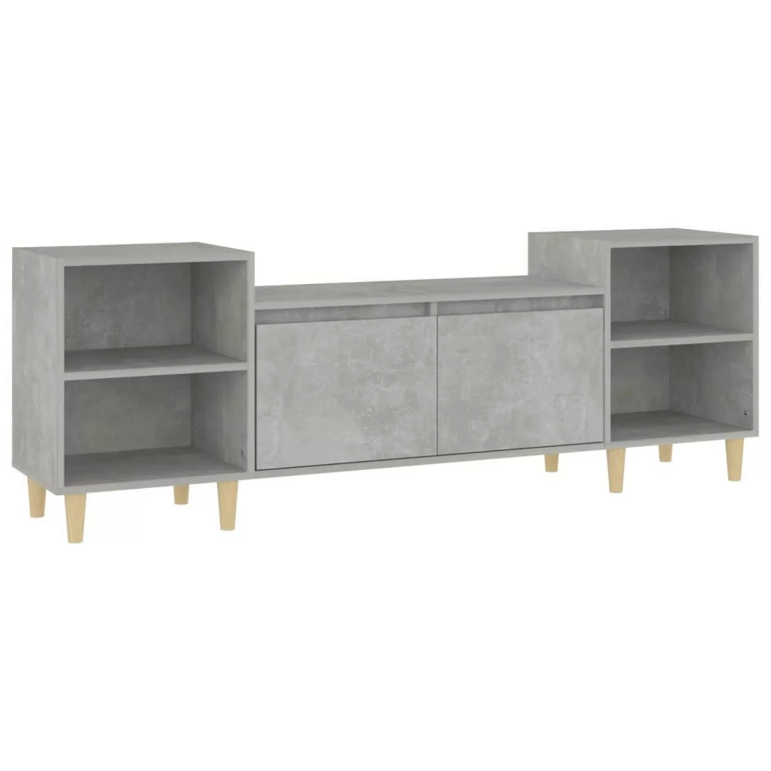 Vidaxl Tv-schrank Betongrau 160x35x55 Cm Holzwerkstoff günstig online kaufen