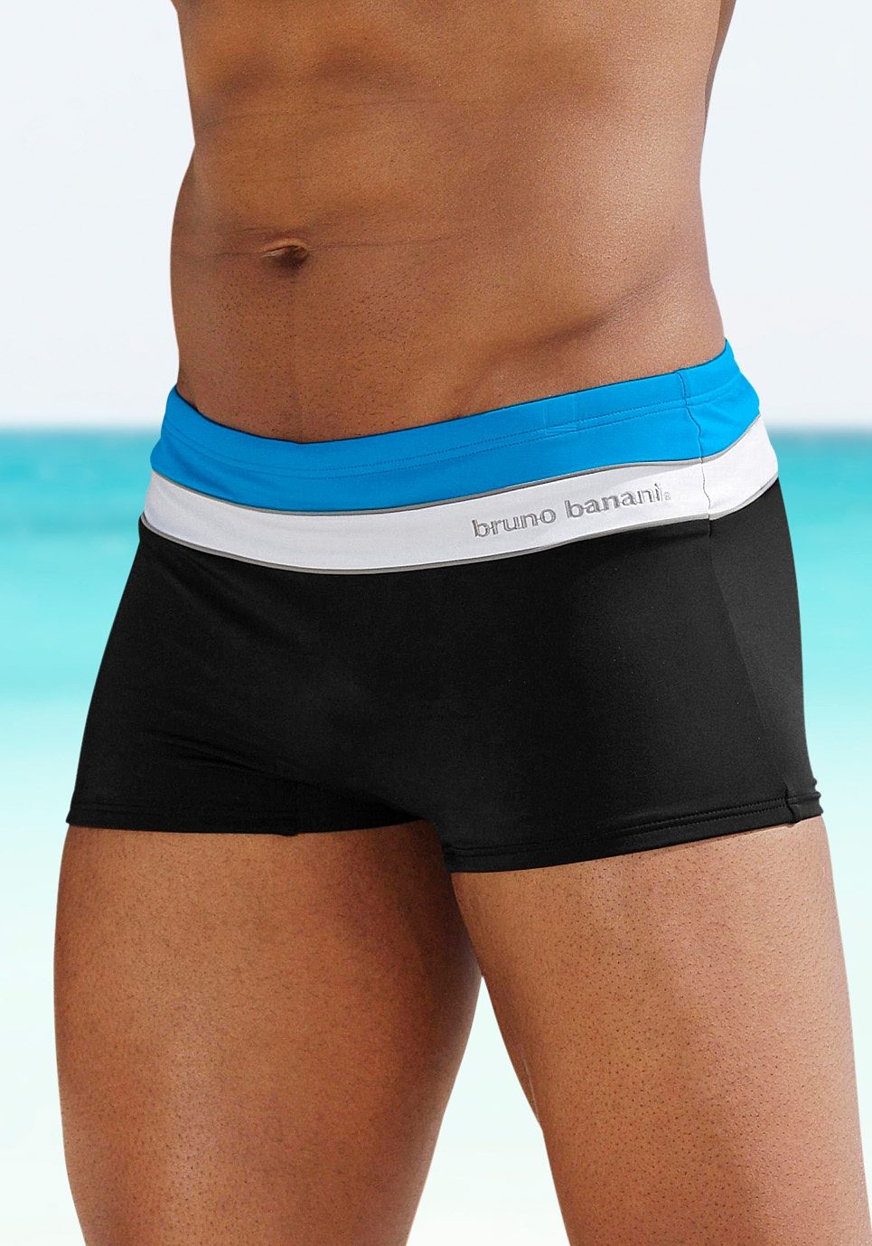 Bruno Banani Boxer-Badehose, mit Kontraststreifen günstig online kaufen