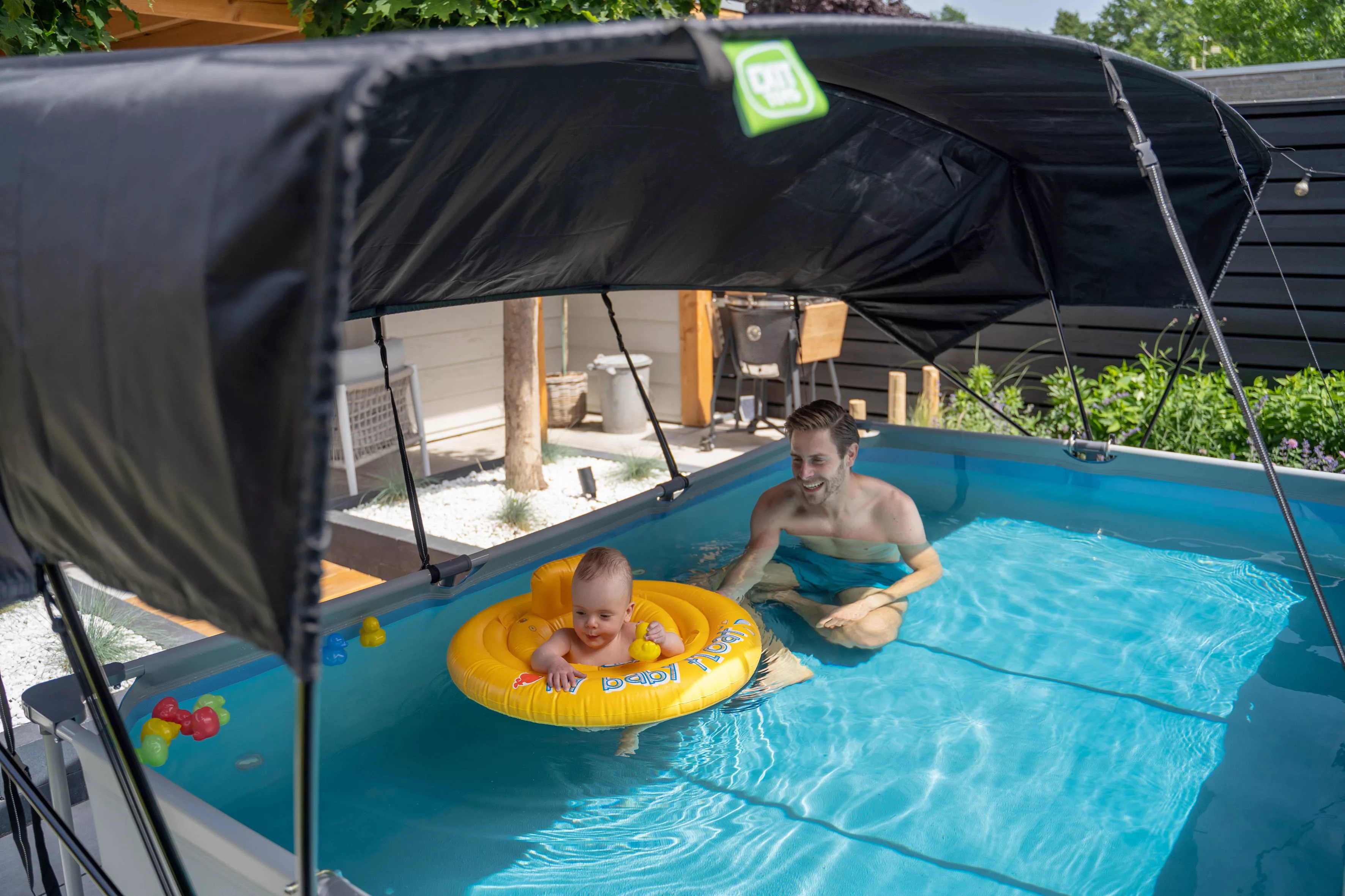 EXIT Poolverdeck "Sonnensegel", spendet Schatten beim Baden in der Sommerhi günstig online kaufen