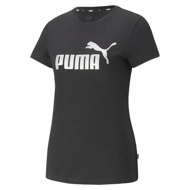 PUMA T-Shirt Damen T-Shirt - ESS+ Metallic Logo Tee, Rundhals, (Packung, 1e günstig online kaufen