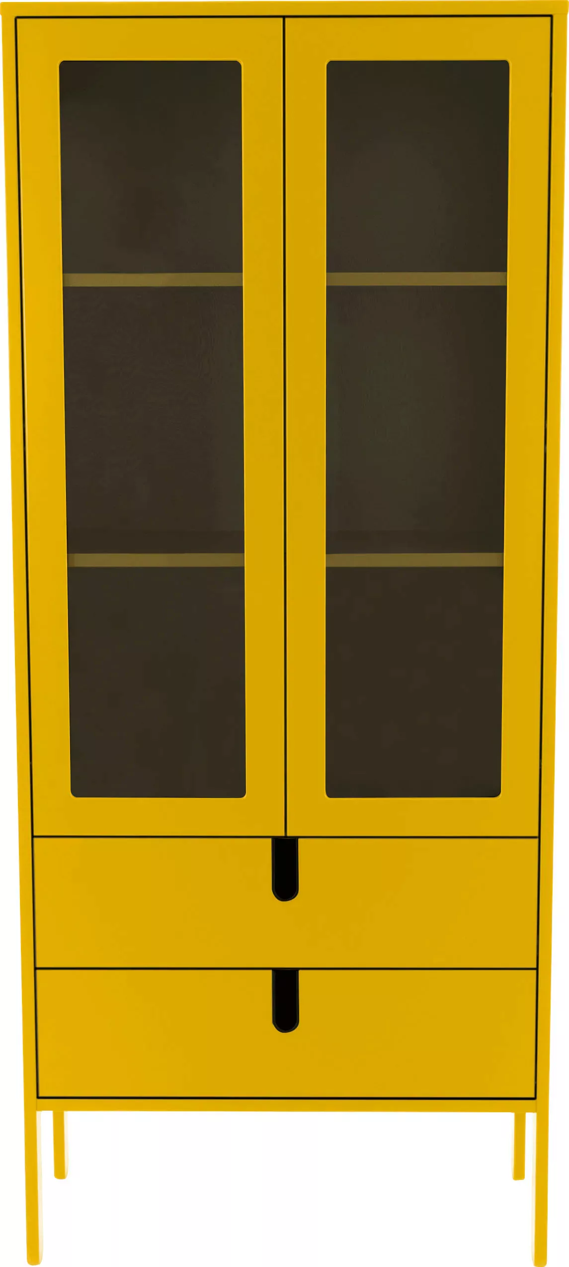Tenzo Vitrine "UNO", mit 2 Glastüren und 2 Schubladen, Design von Olivier T günstig online kaufen