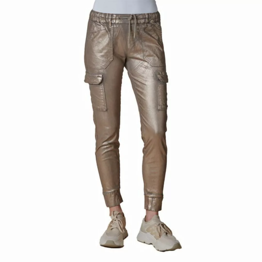 Zhrill Chinos Cargohose ZHDAISEY SHINE Gold (0-tlg) angenehmer Tragekomfort günstig online kaufen