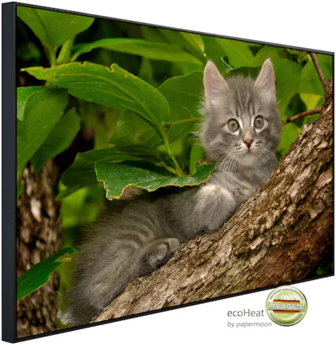 Papermoon Infrarotheizung »Katze im Baum«, sehr angenehme Strahlungswärme günstig online kaufen