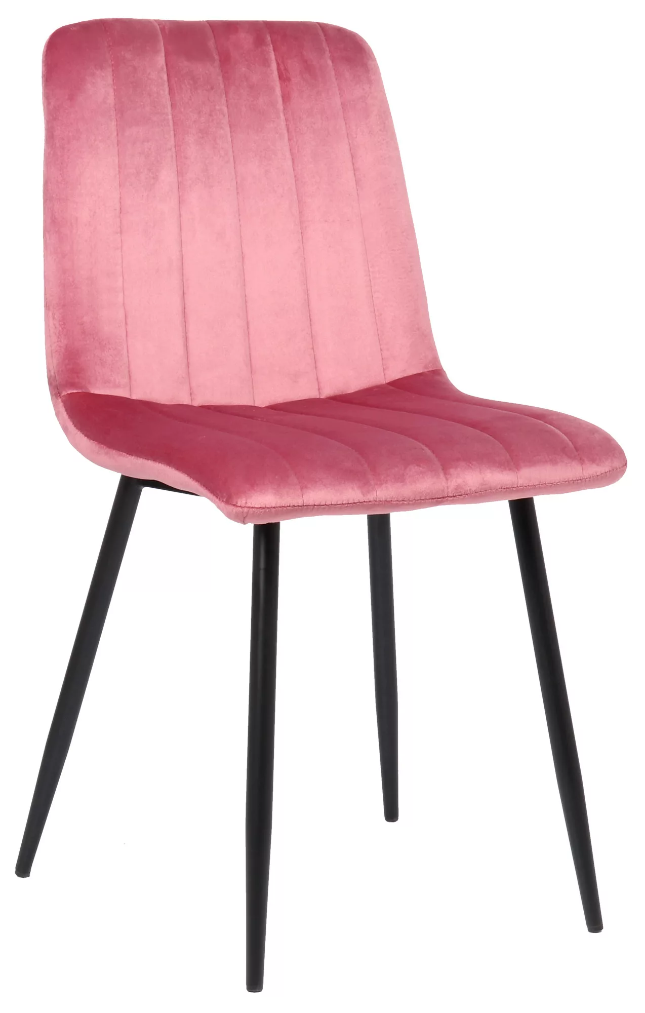 Stuhl Dijon Samt Pink günstig online kaufen