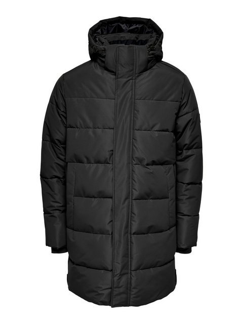 ONLY & SONS Steppjacke "ONSCARL LIFE LONG QUILTED COAT NOOS OTW", mit Kapuz günstig online kaufen