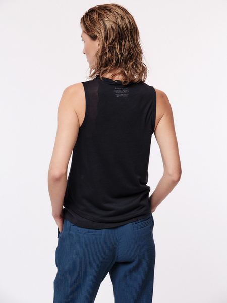 Transparentes Tanktop Aus Tencel günstig online kaufen