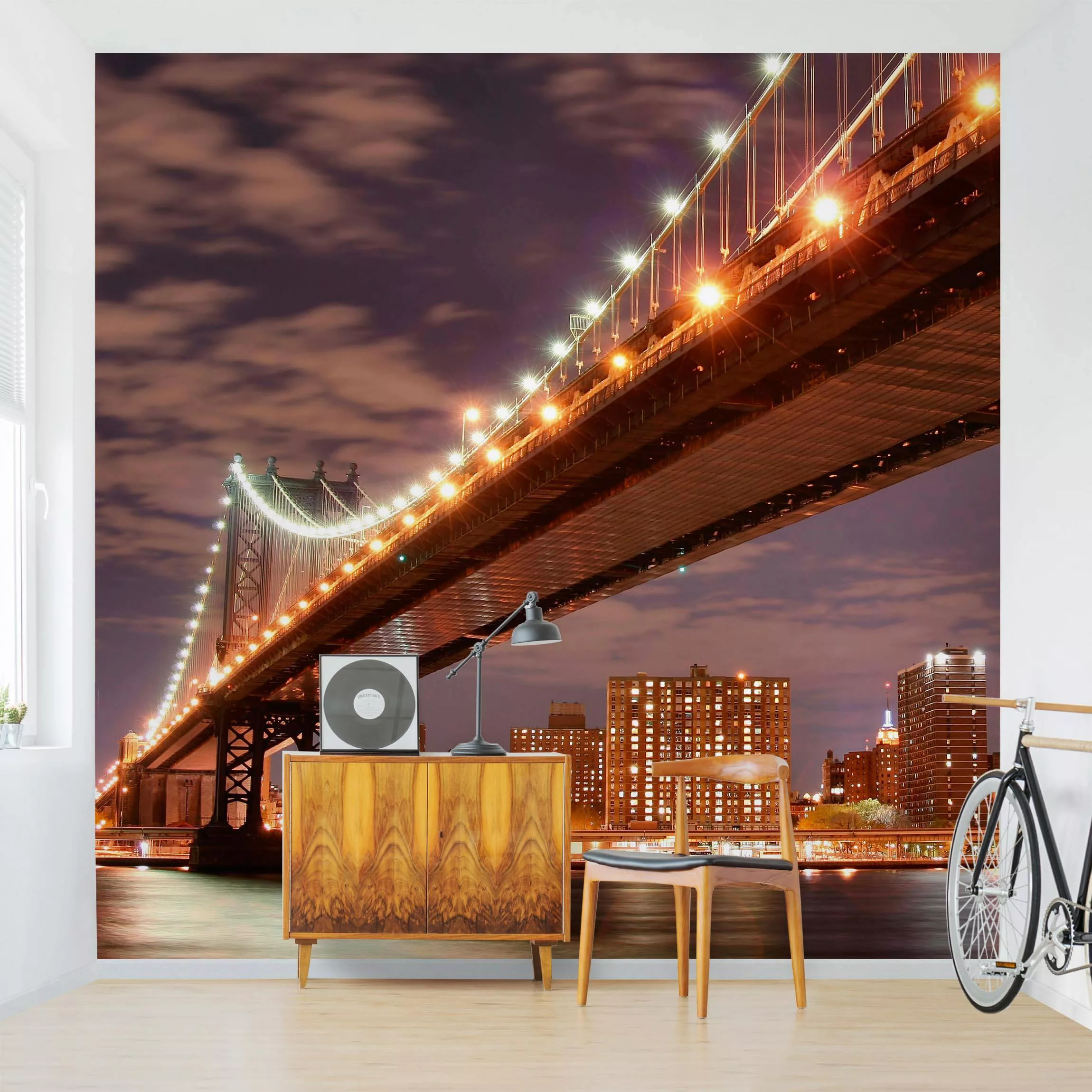 Fototapete Manhattan Bridge günstig online kaufen