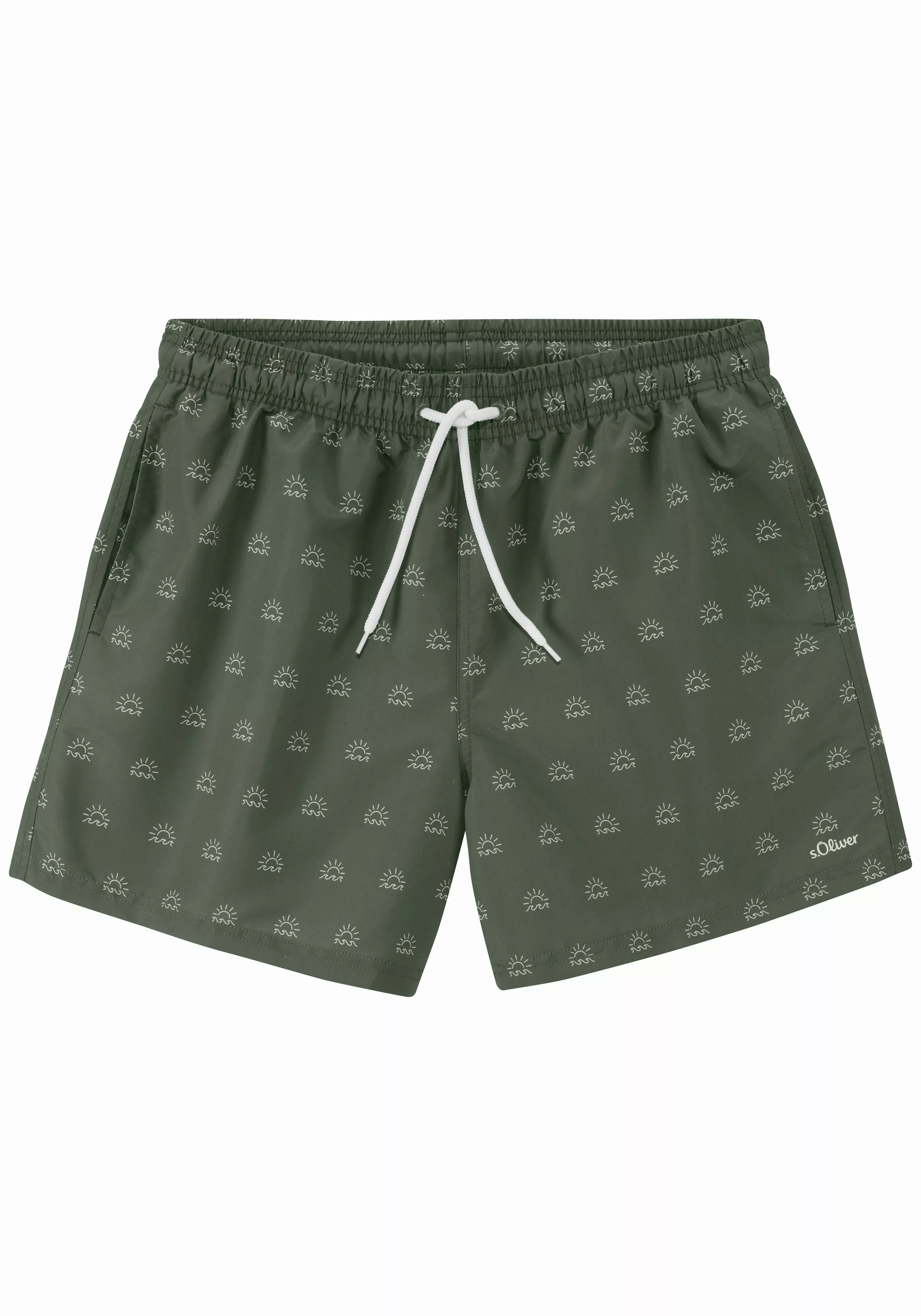 s.Oliver Badeshorts, mit modischem Alloverprint günstig online kaufen