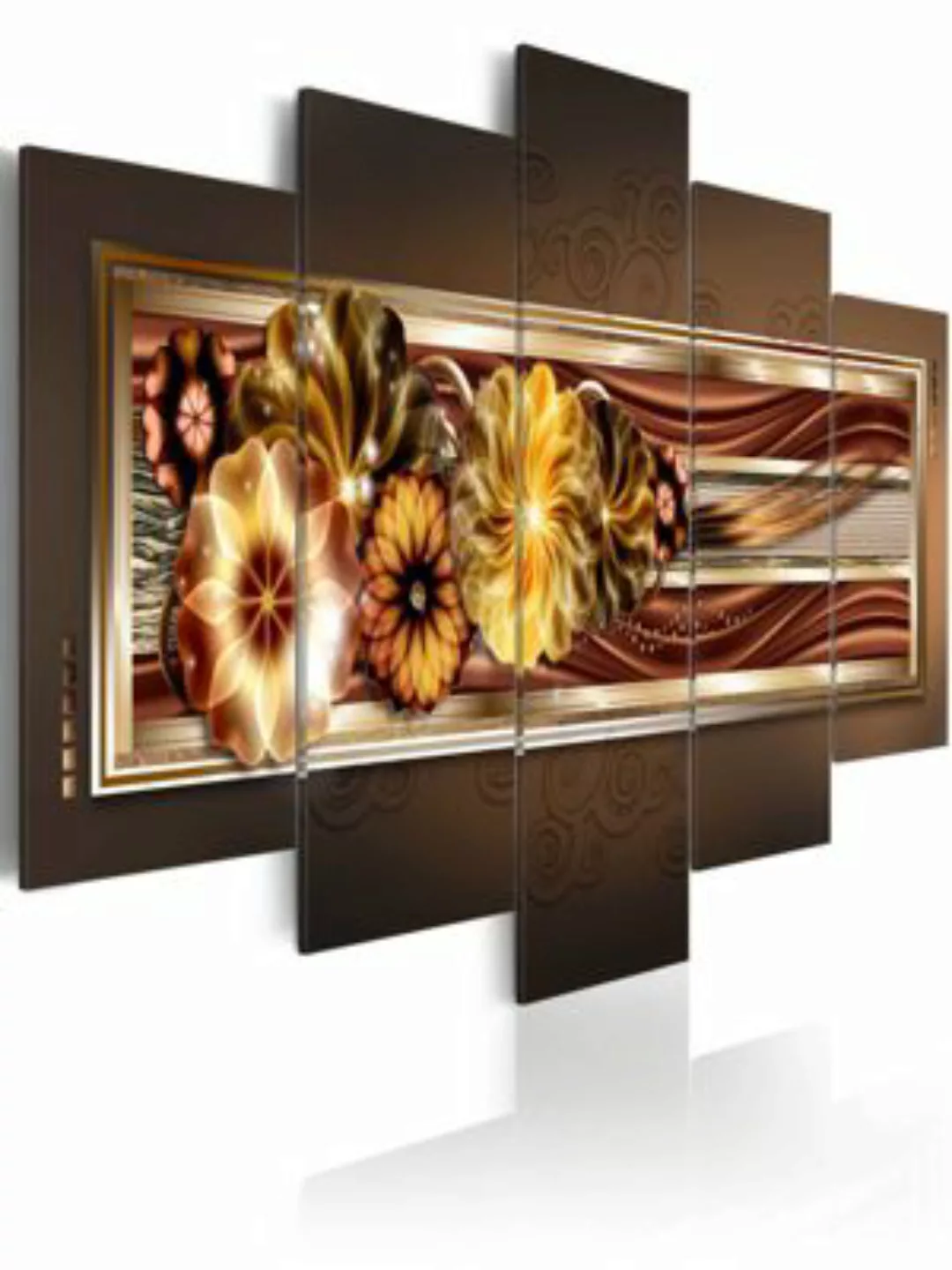 artgeist Wandbild In golden waves mehrfarbig Gr. 200 x 100 günstig online kaufen