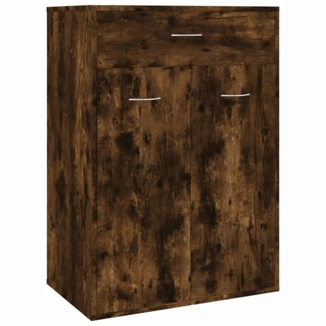 furnicato Schuhschrank Räuchereiche 60x35x84 cm Holzwerkstoff (1-St) günstig online kaufen