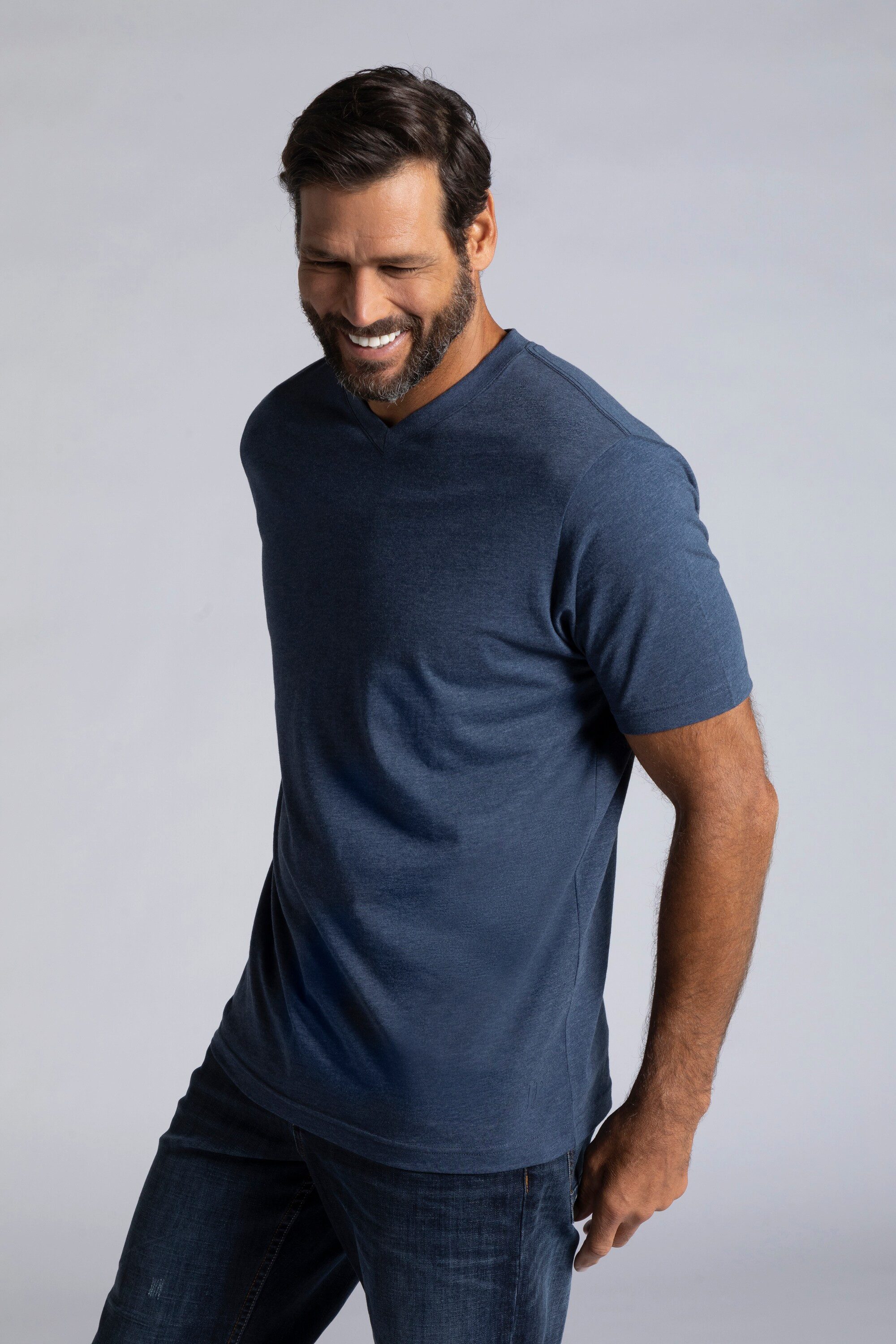 JP1880 T-Shirt JP1880 T-Shirt Basic V-Ausschnitt günstig online kaufen