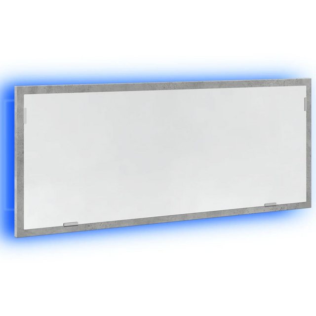 vidaXL Badezimmerspiegelschrank LED-Badspiegel Betongrau 100x8,5x37 cm Holz günstig online kaufen