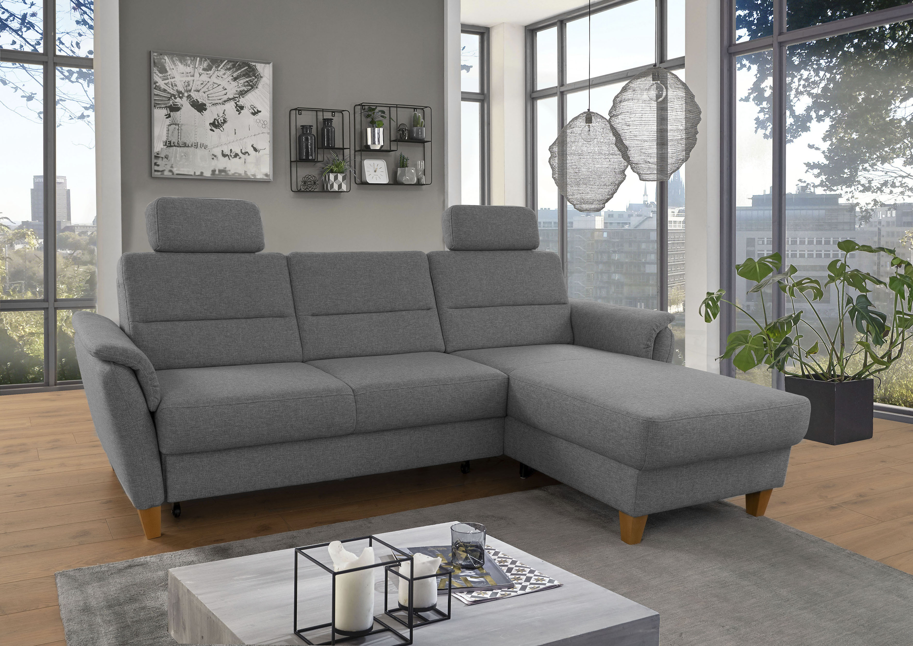 Home affaire Ecksofa "Palmera L-Form" günstig online kaufen