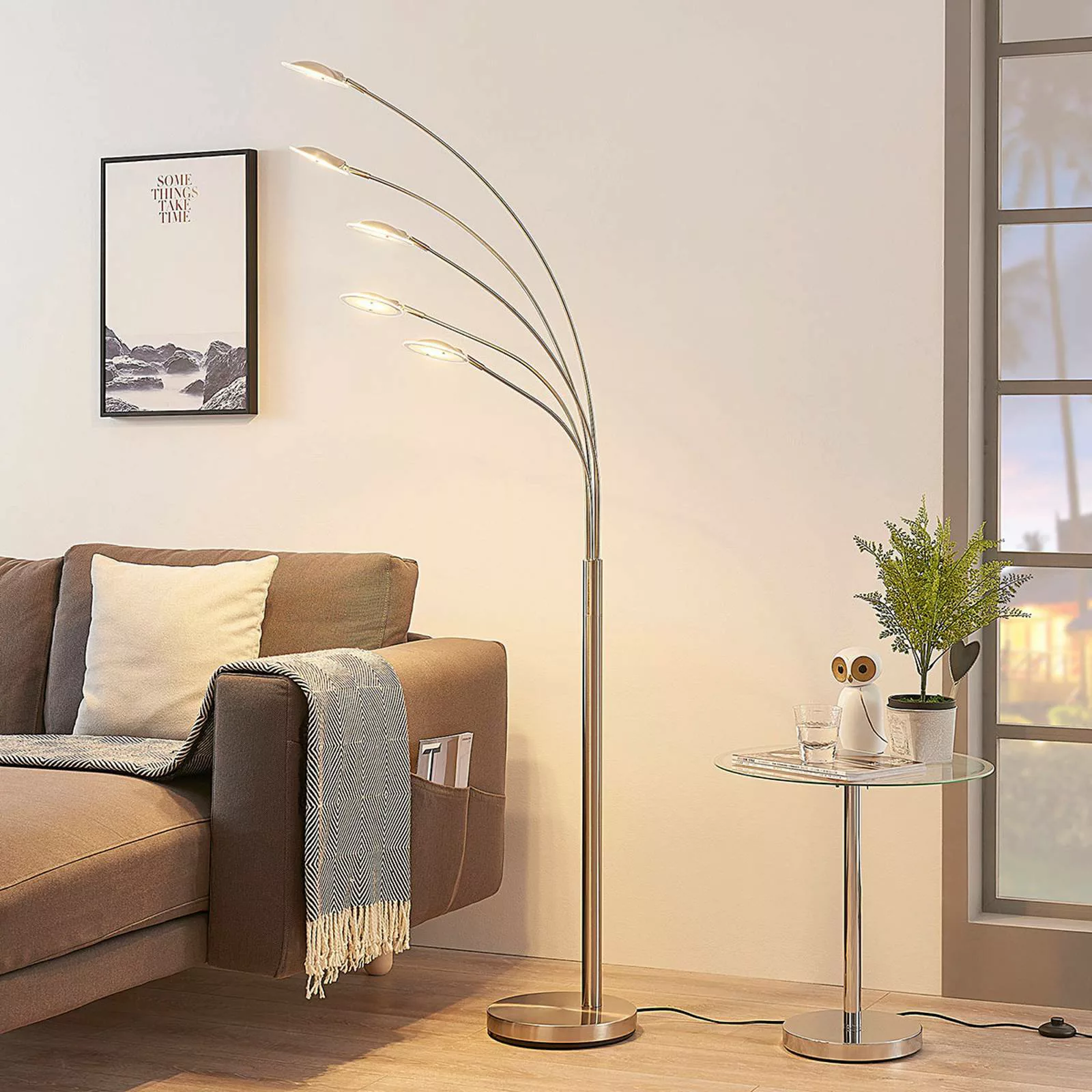 5-flammige LED-Stehleuchte Anea günstig online kaufen