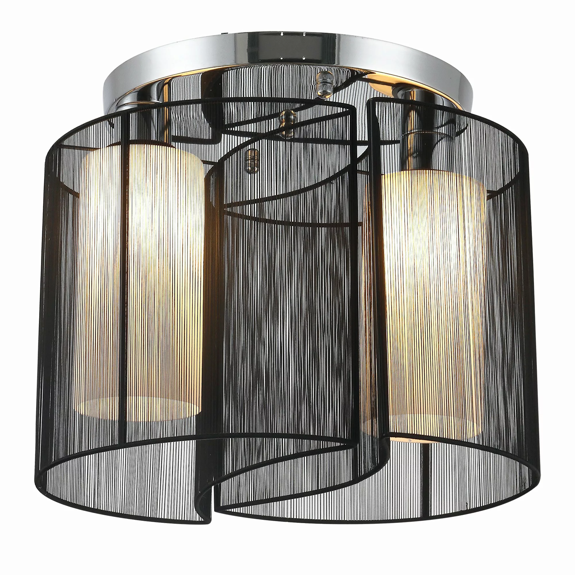 HOMCOM Deckenlampe vintage Deckenleuchte 2 flammig Deckenlicht Lampe 2 x E2 günstig online kaufen